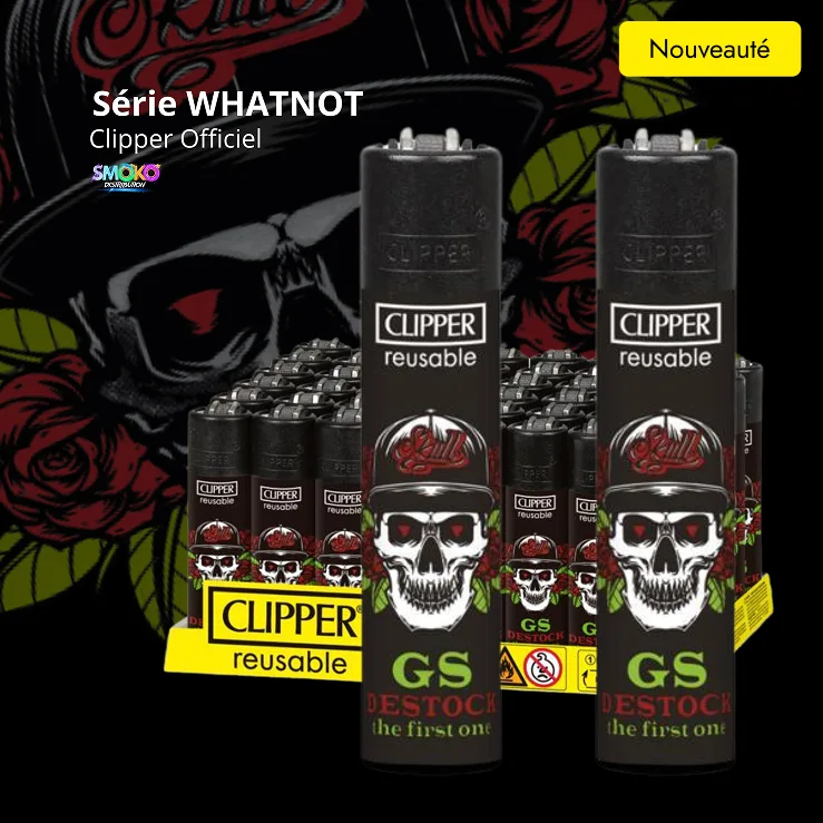 Briquet Clipper série WhatNot